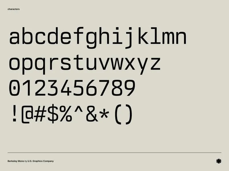 Berkeley Mono Font