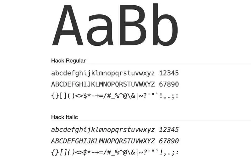Hack Font