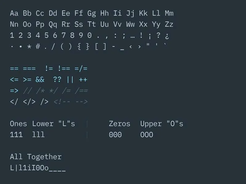 IBM Plex Mono Font