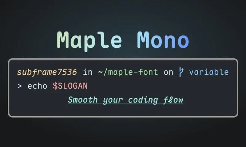 Maple Mono Font